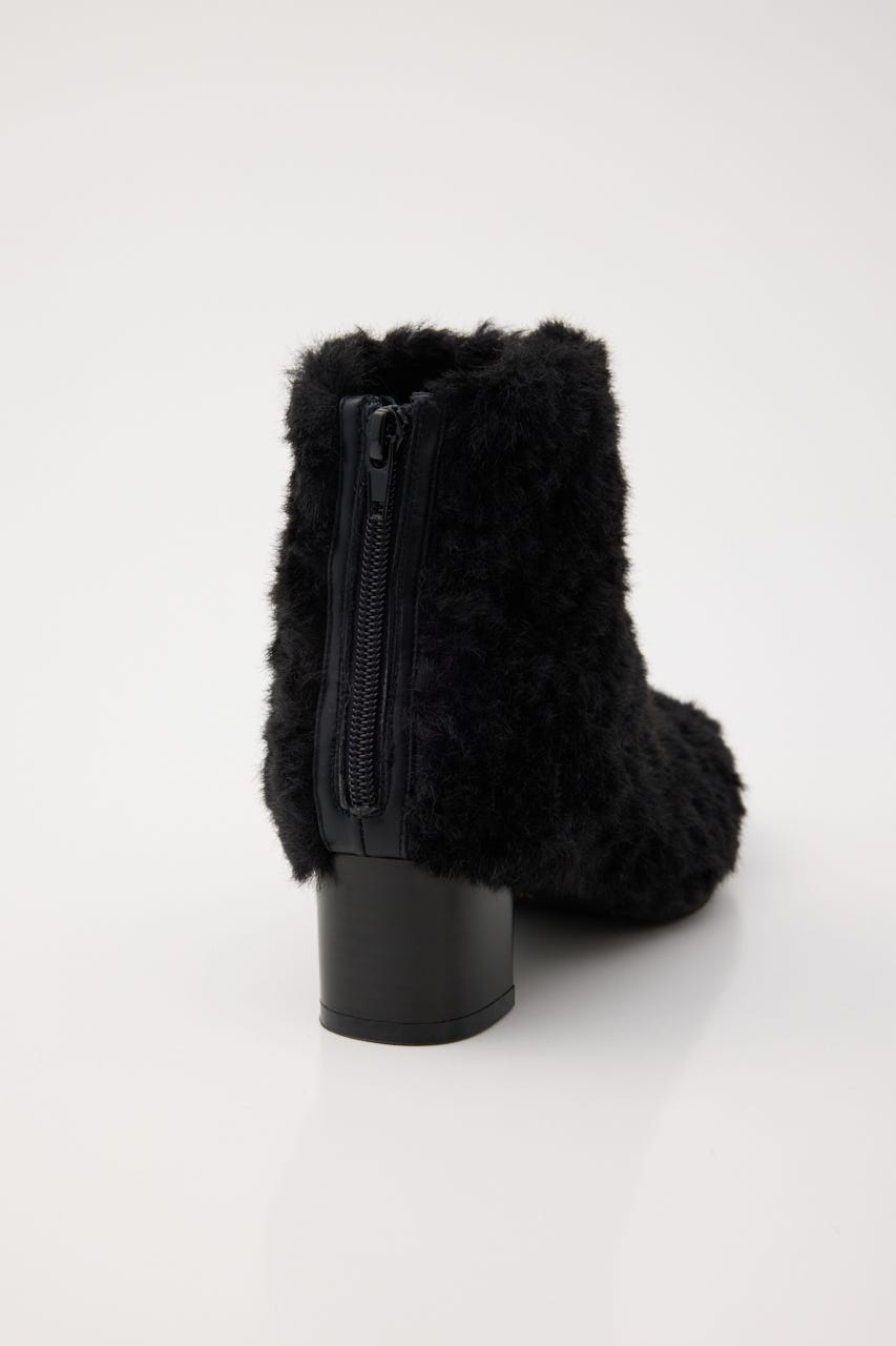 FAUX FUR SHORT ブーツ BLK L