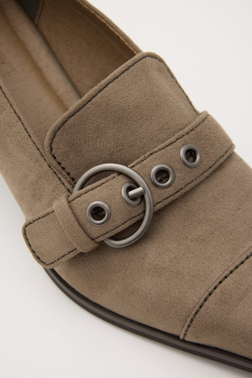 BELTED SUEDE LIKE パンプス BEG M