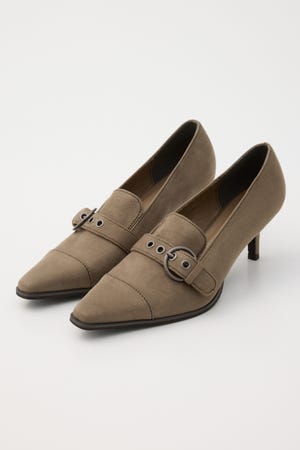 BELTED SUEDE LIKE パンプス