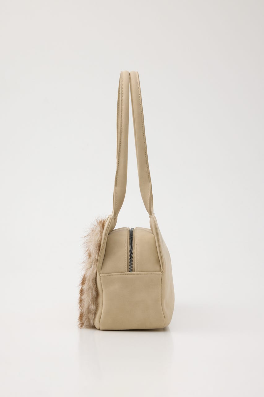 FAUX FUR BOSTON バッグ IVOY FREE