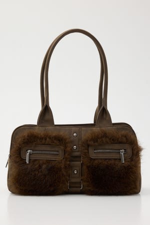 FAUX FUR BOSTON バッグ