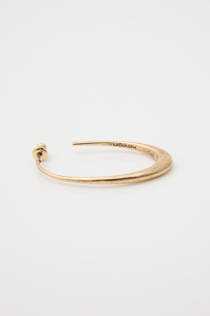 ELLIPSE HOOP ピアス GLD FREE