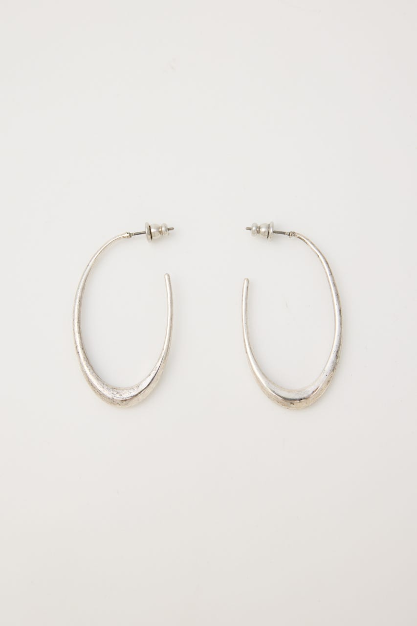 ELLIPSE HOOP ピアス SLV FREE