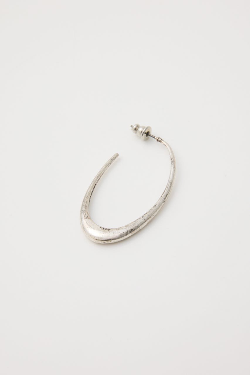 ELLIPSE HOOP ピアス SLV FREE