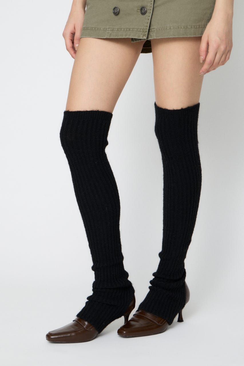 HEEL HOLE レッグウォーマー BLK FREE