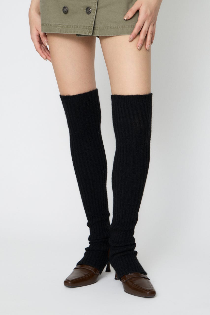 HEEL HOLE レッグウォーマー BLK FREE