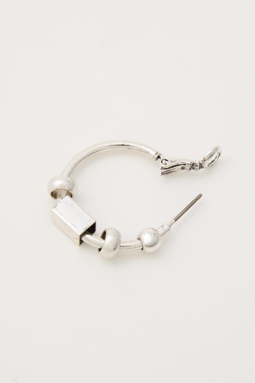MANY PARTS HOOP ピアス SLV FREE