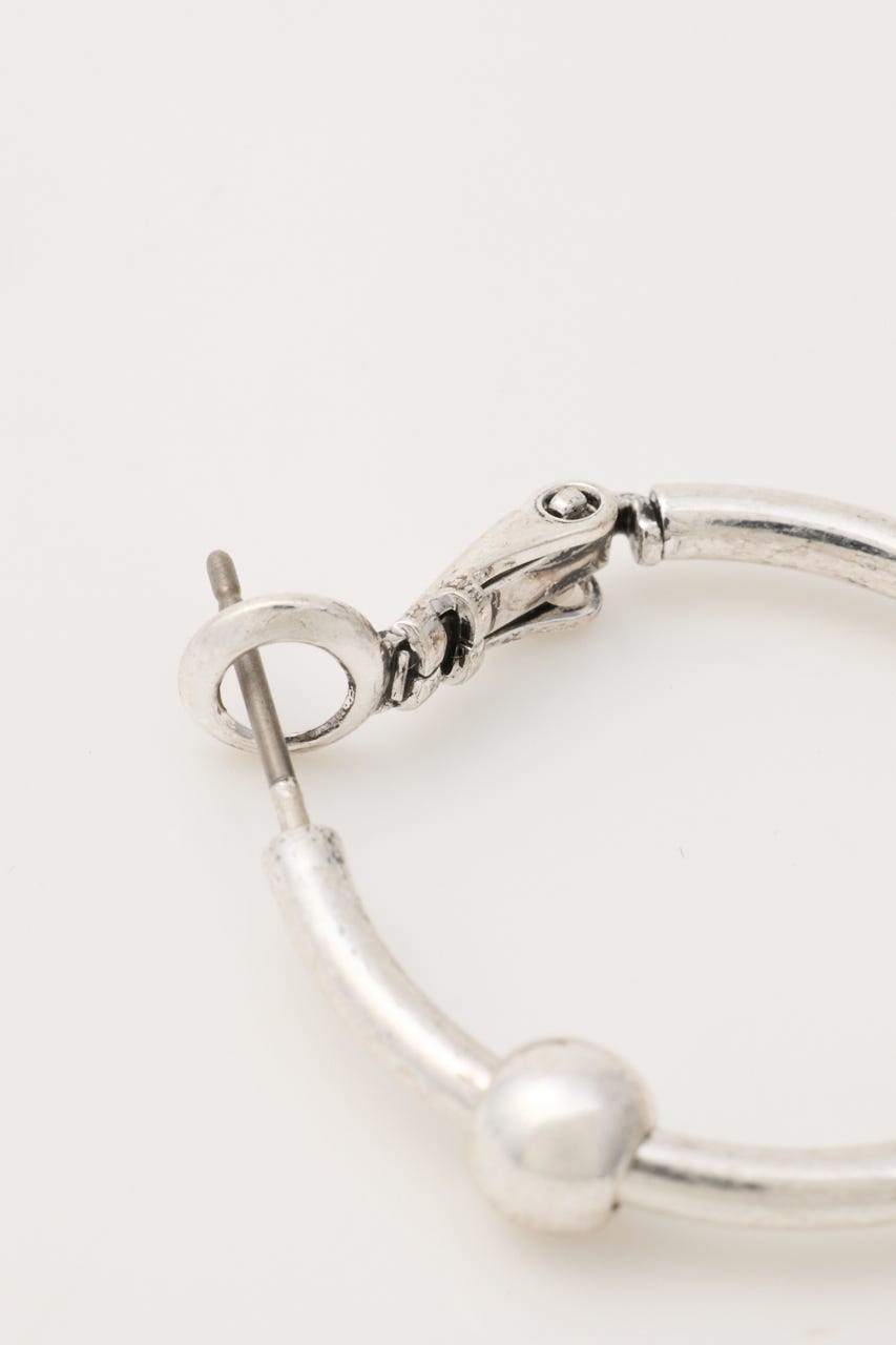 MANY PARTS HOOP ピアス SLV FREE