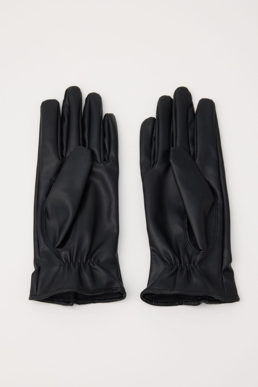 NARROW LEATHER グローブ BLK FREE