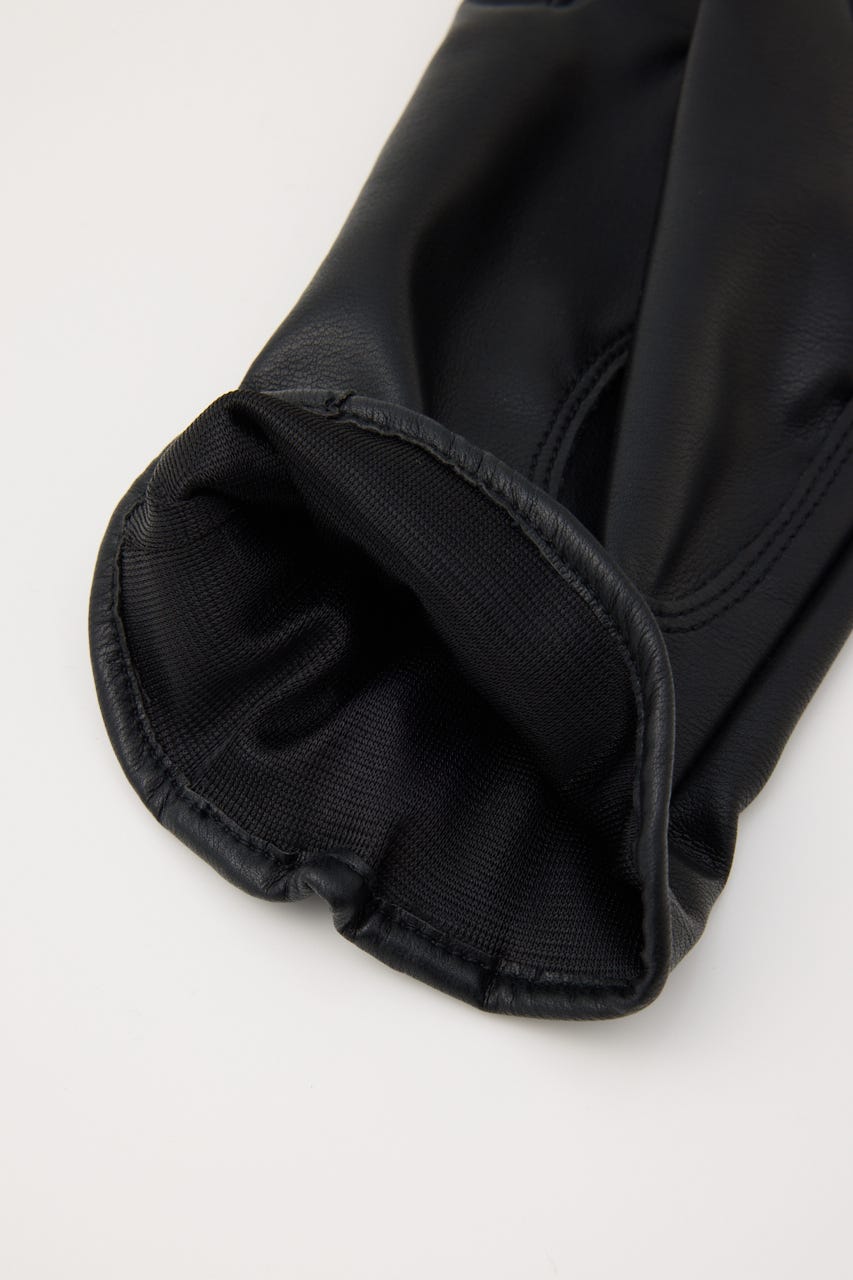 NARROW LEATHER グローブ BLK FREE