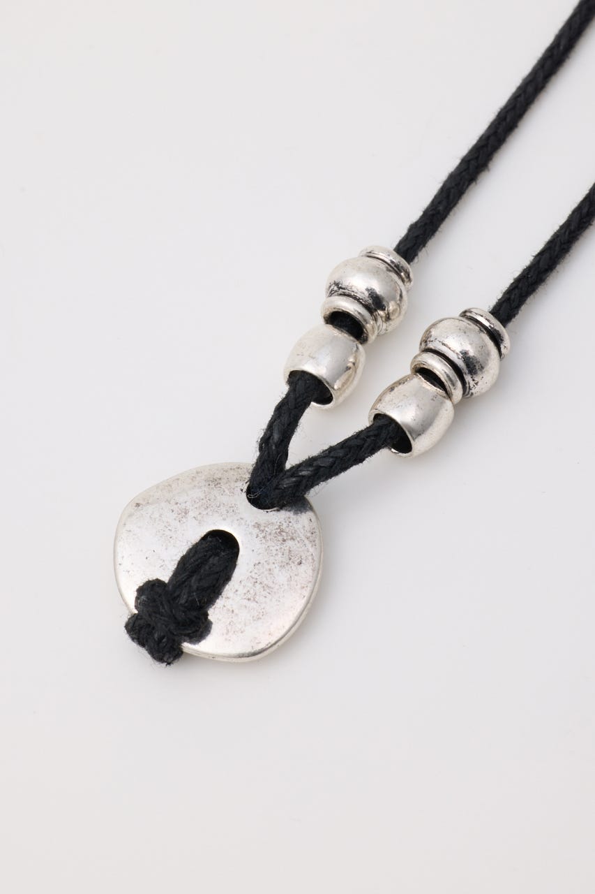 PLATE POINT ROPE ネックレス SLV FREE