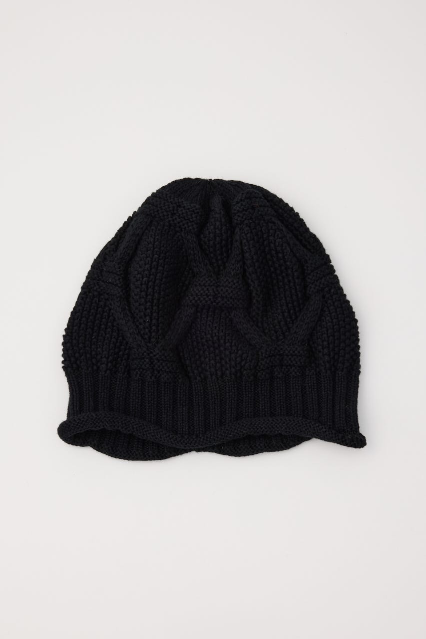 LOOSEY KNIT ビーニー BLK FREE