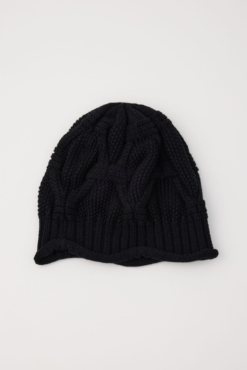LOOSEY KNIT ビーニー BLK FREE