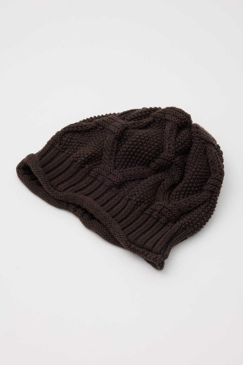 LOOSEY KNIT ビーニー BRN FREE