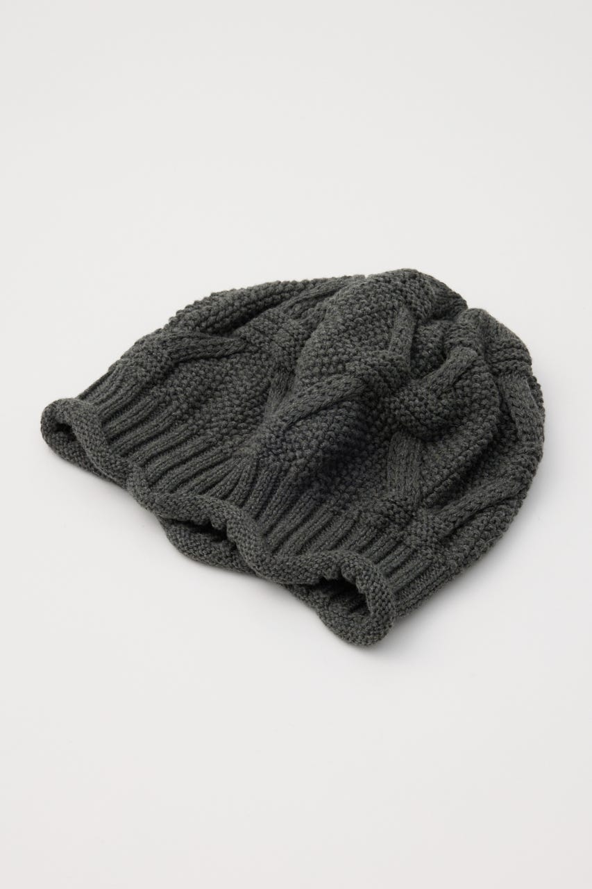 LOOSEY KNIT ビーニー GRY FREE