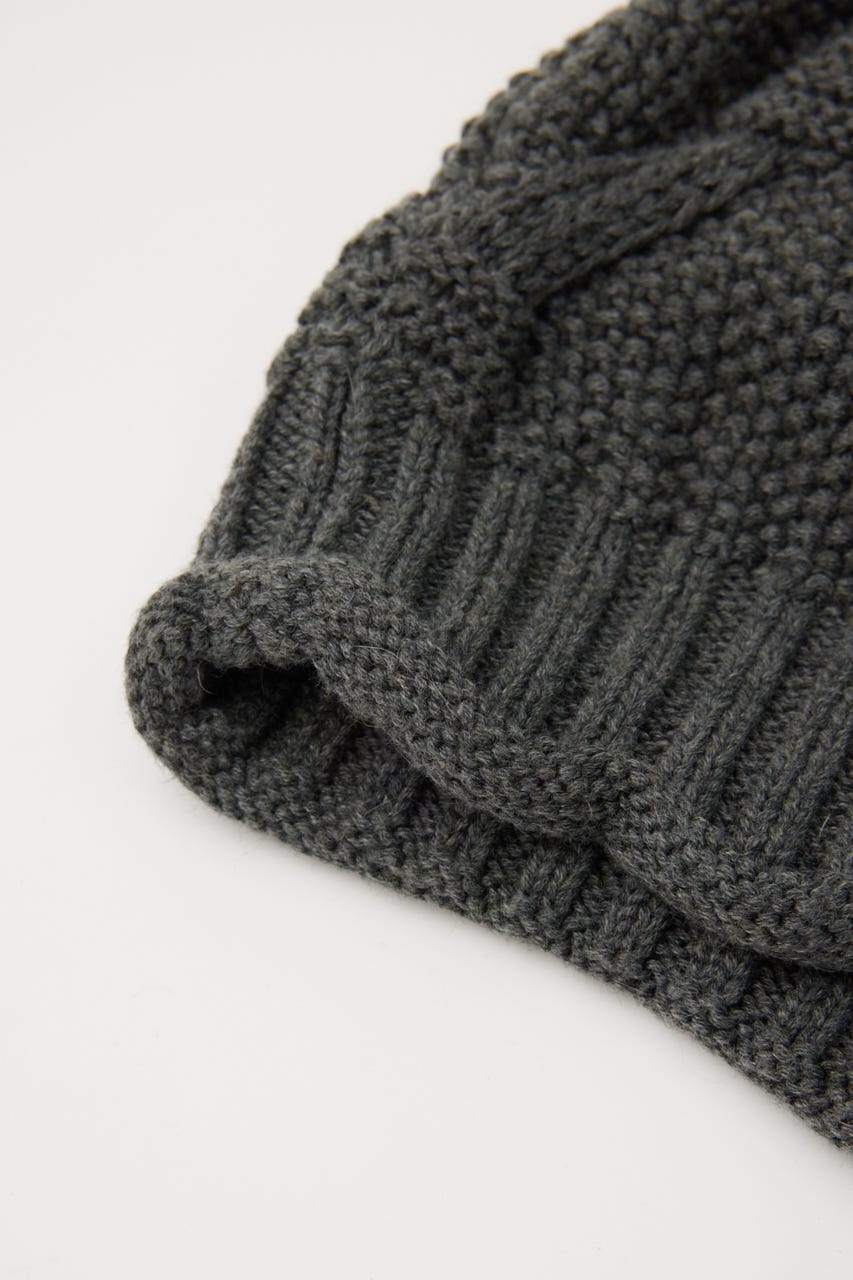 LOOSEY KNIT ビーニー GRY FREE