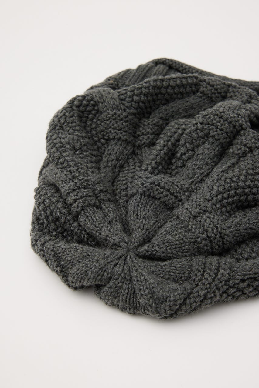 LOOSEY KNIT ビーニー GRY FREE