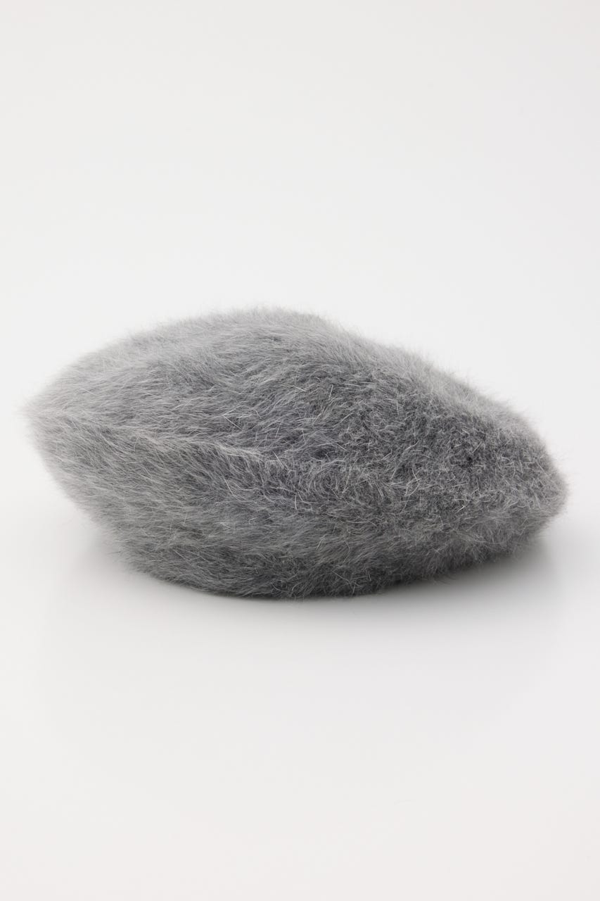 FLUFFY KNIT ベレー GRY FREE