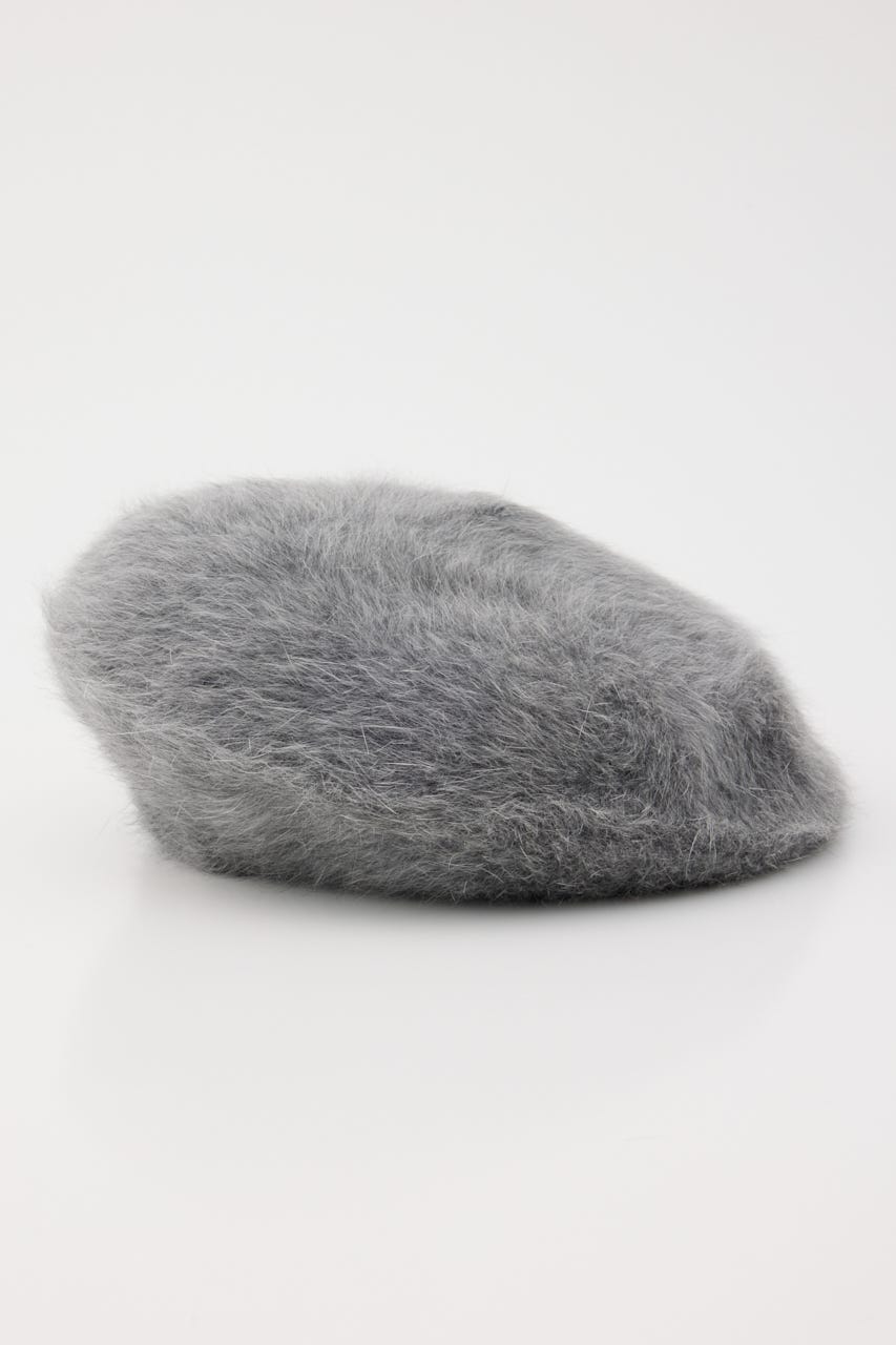 FLUFFY KNIT ベレー GRY FREE