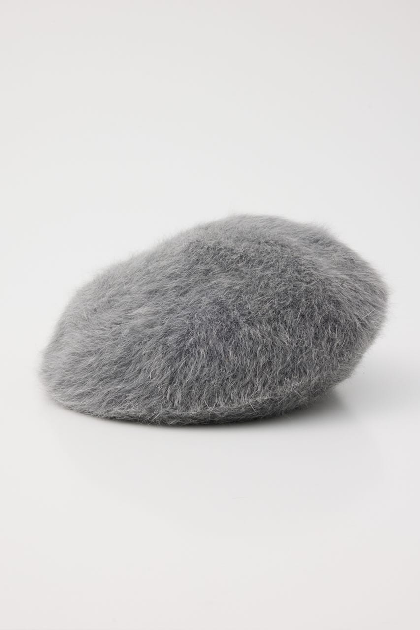 FLUFFY KNIT ベレー GRY FREE