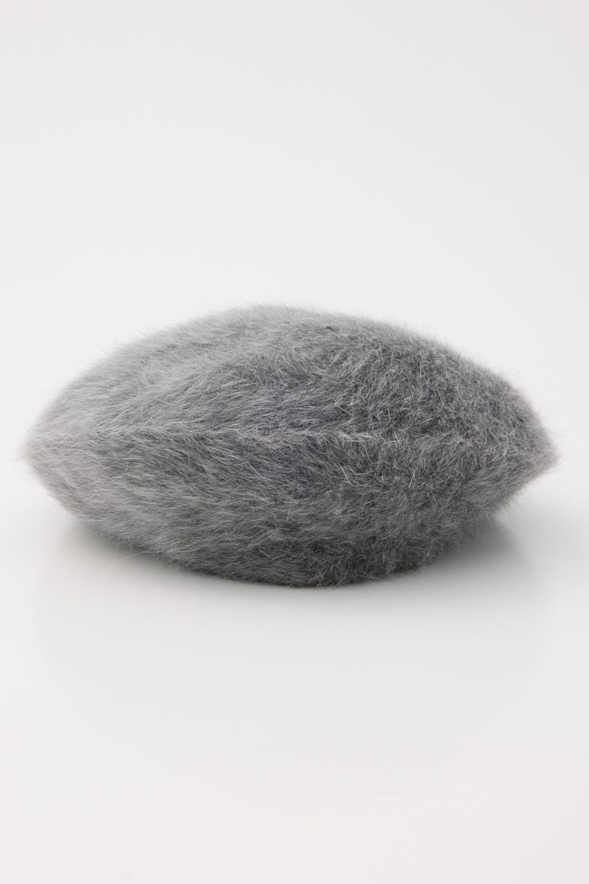 FLUFFY KNIT ベレー GRY FREE