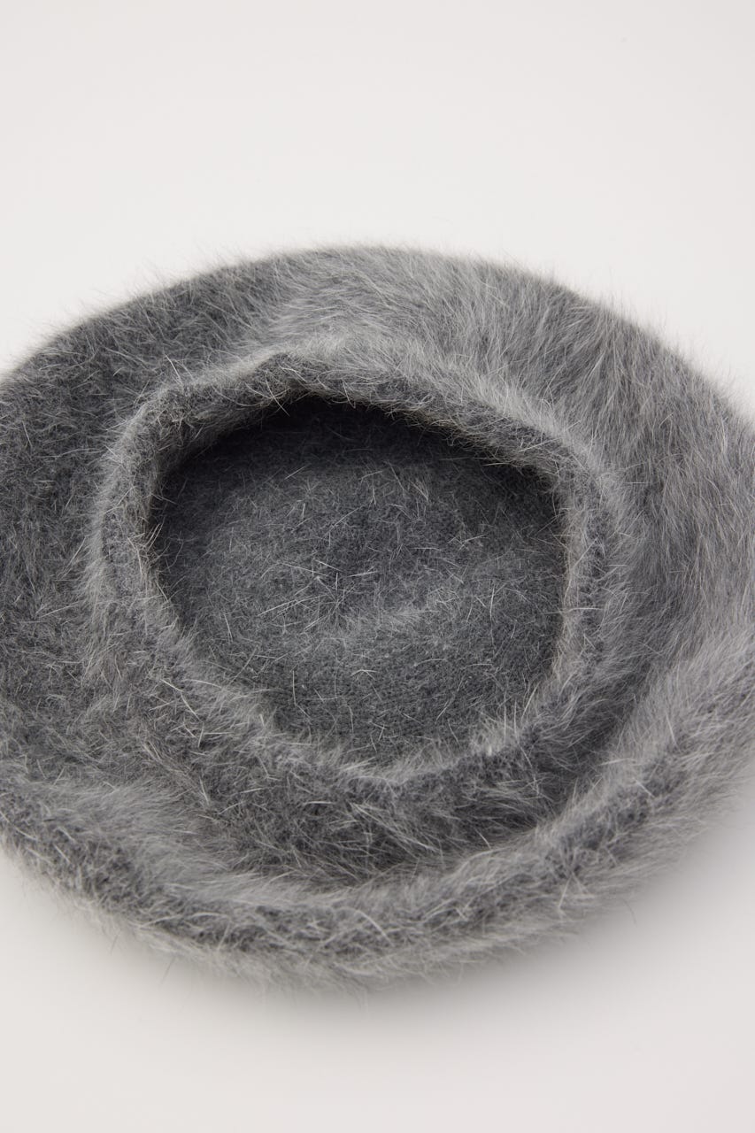 FLUFFY KNIT ベレー GRY FREE