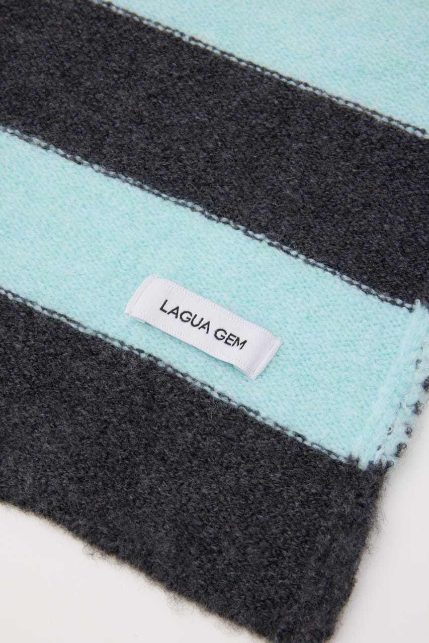 SOFT FLUFFY STOLE CLIP SET L/BLU FREE