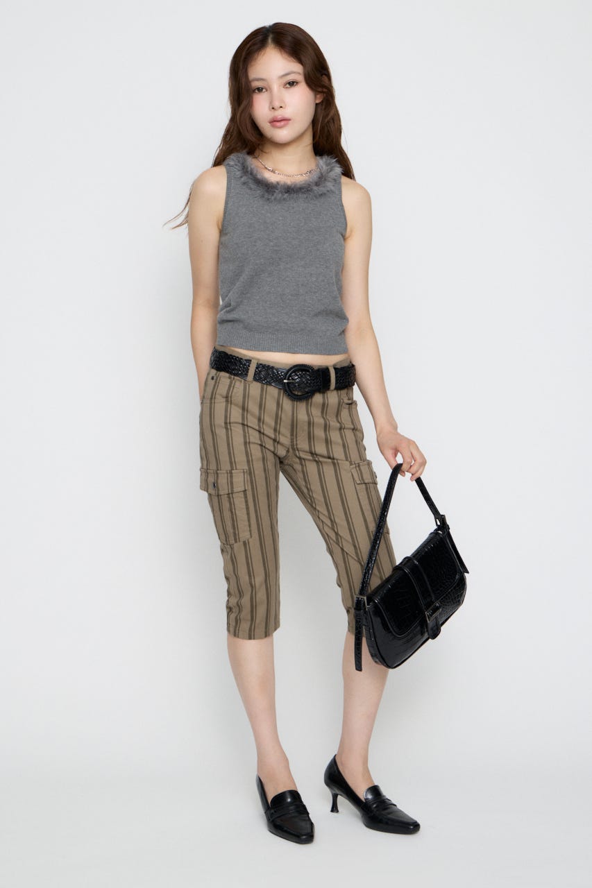 FUR POINT タンクトップ GRY FREE