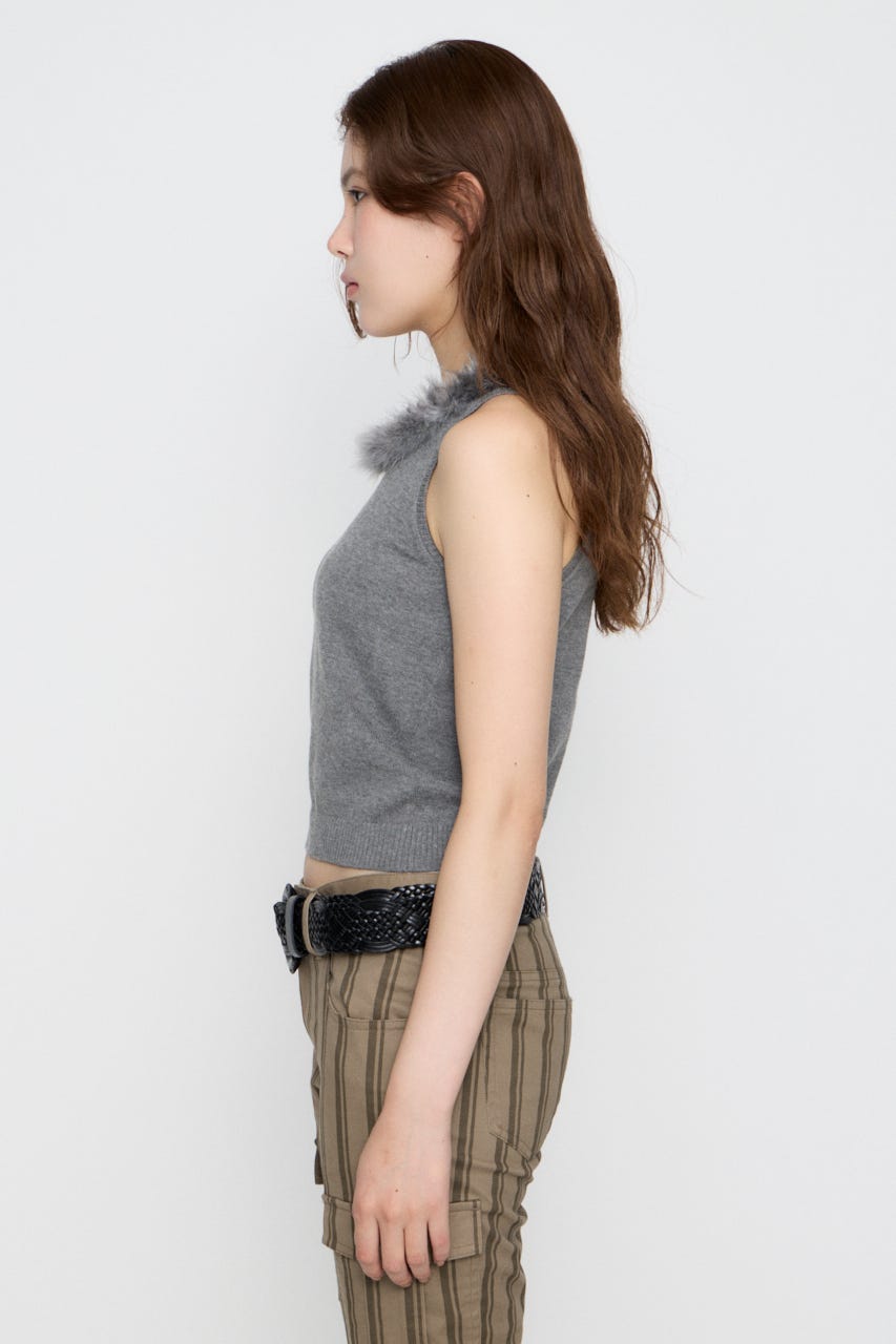 FUR POINT タンクトップ GRY FREE