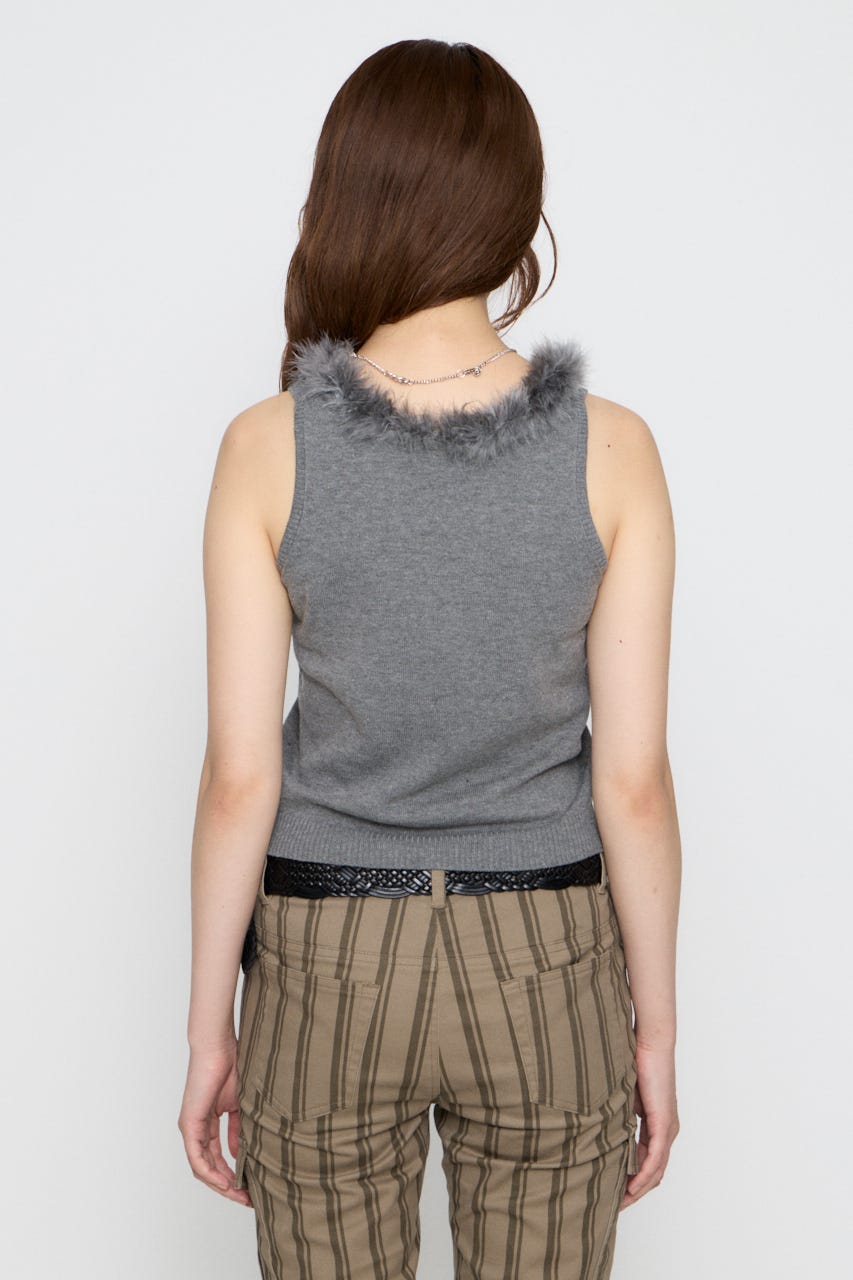 FUR POINT タンクトップ GRY FREE