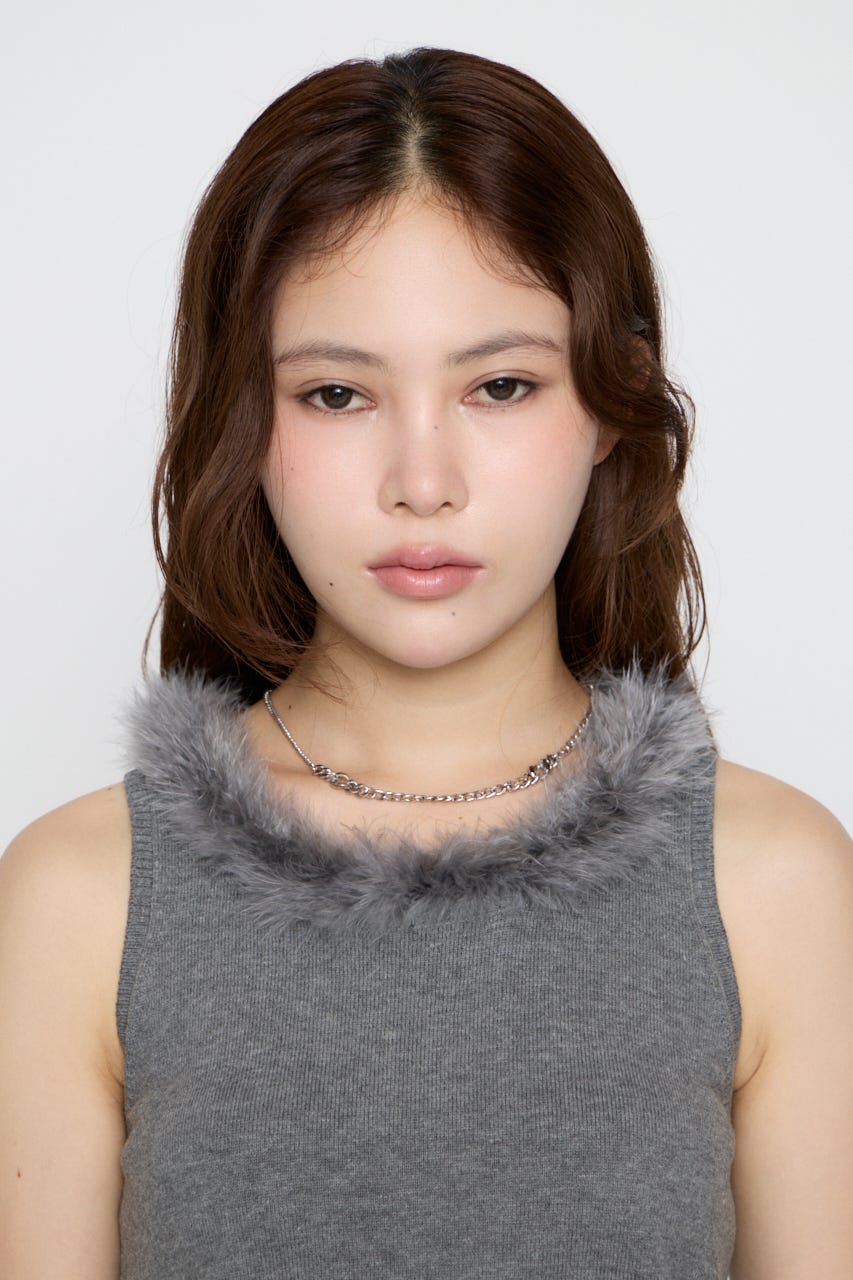 FUR POINT タンクトップ GRY FREE