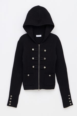 NAPOLEON HOODIE RIB ニット