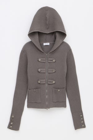 NAPOLEON HOODIE RIB ニット