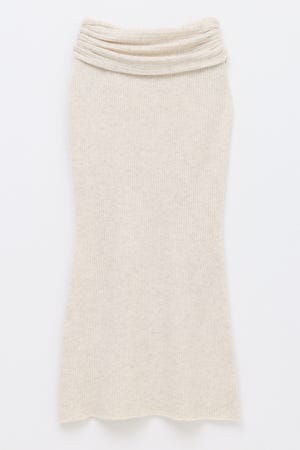 RIB KNIT MAXI スカート