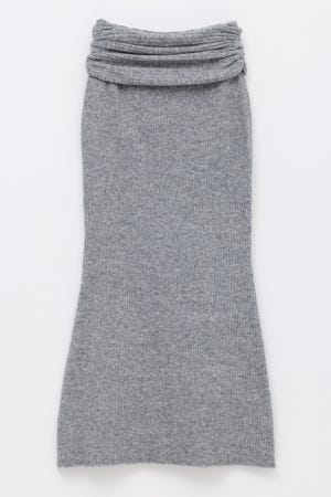 RIB KNIT MAXI スカート