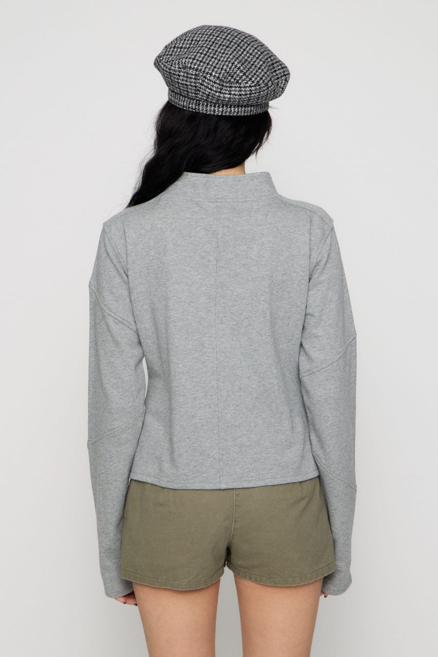 SIDE BUTTON CUT ジャケット T.GRY FREE