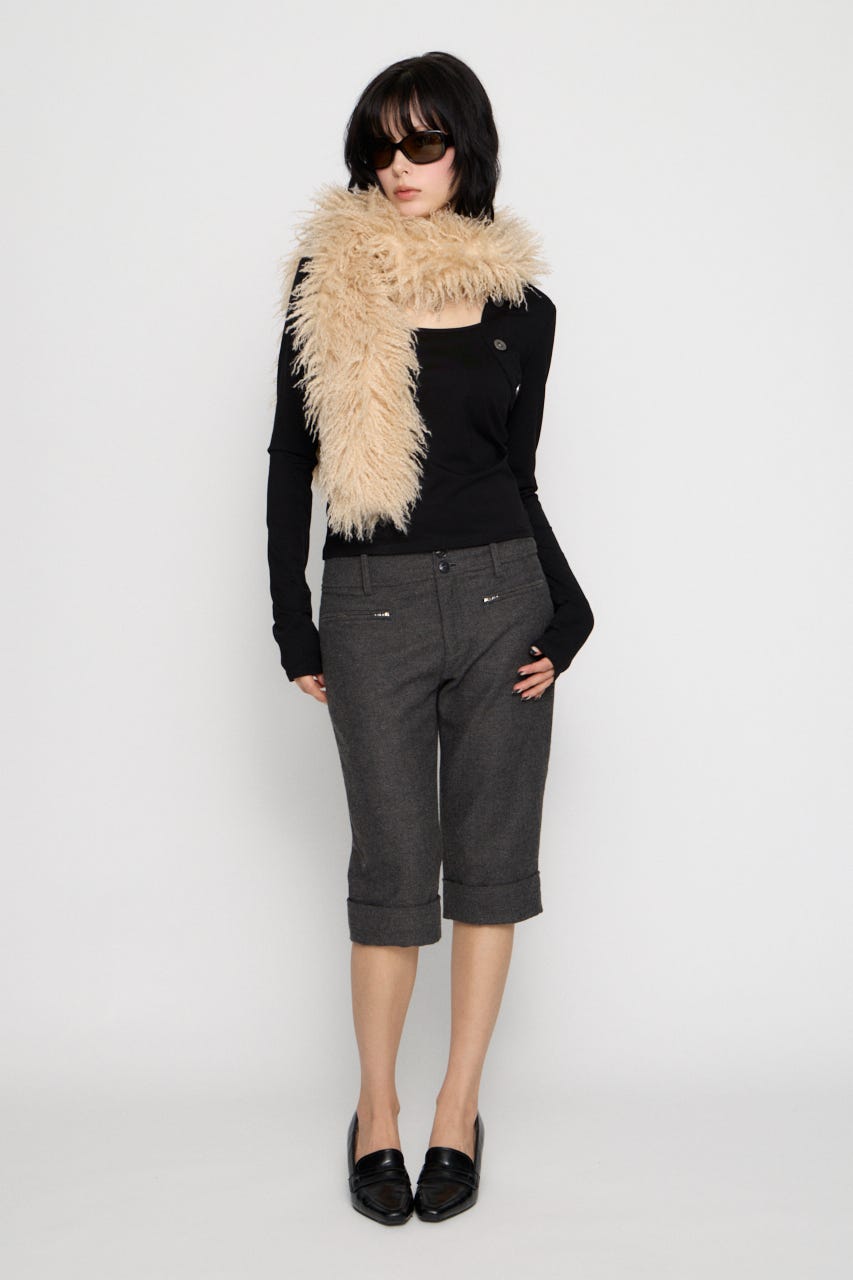 BOLERO LIKE COMPACT トップス BLK FREE
