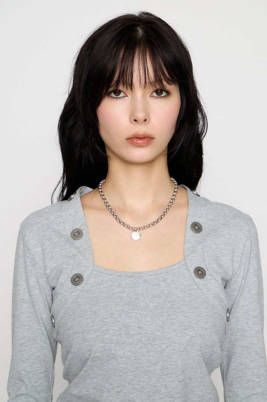 BOLERO LIKE COMPACT トップス GRY FREE