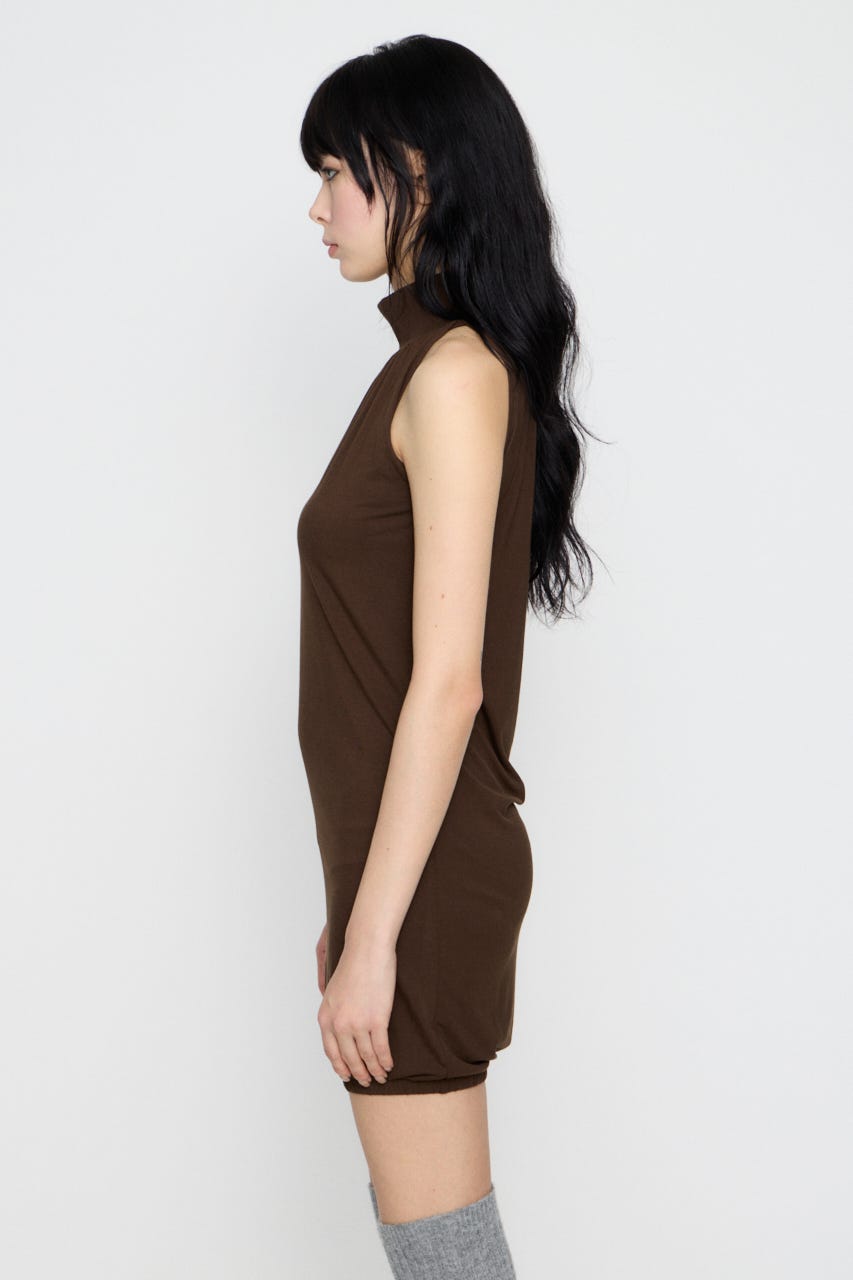 HEM BALLOON ミニワンピース BRN M