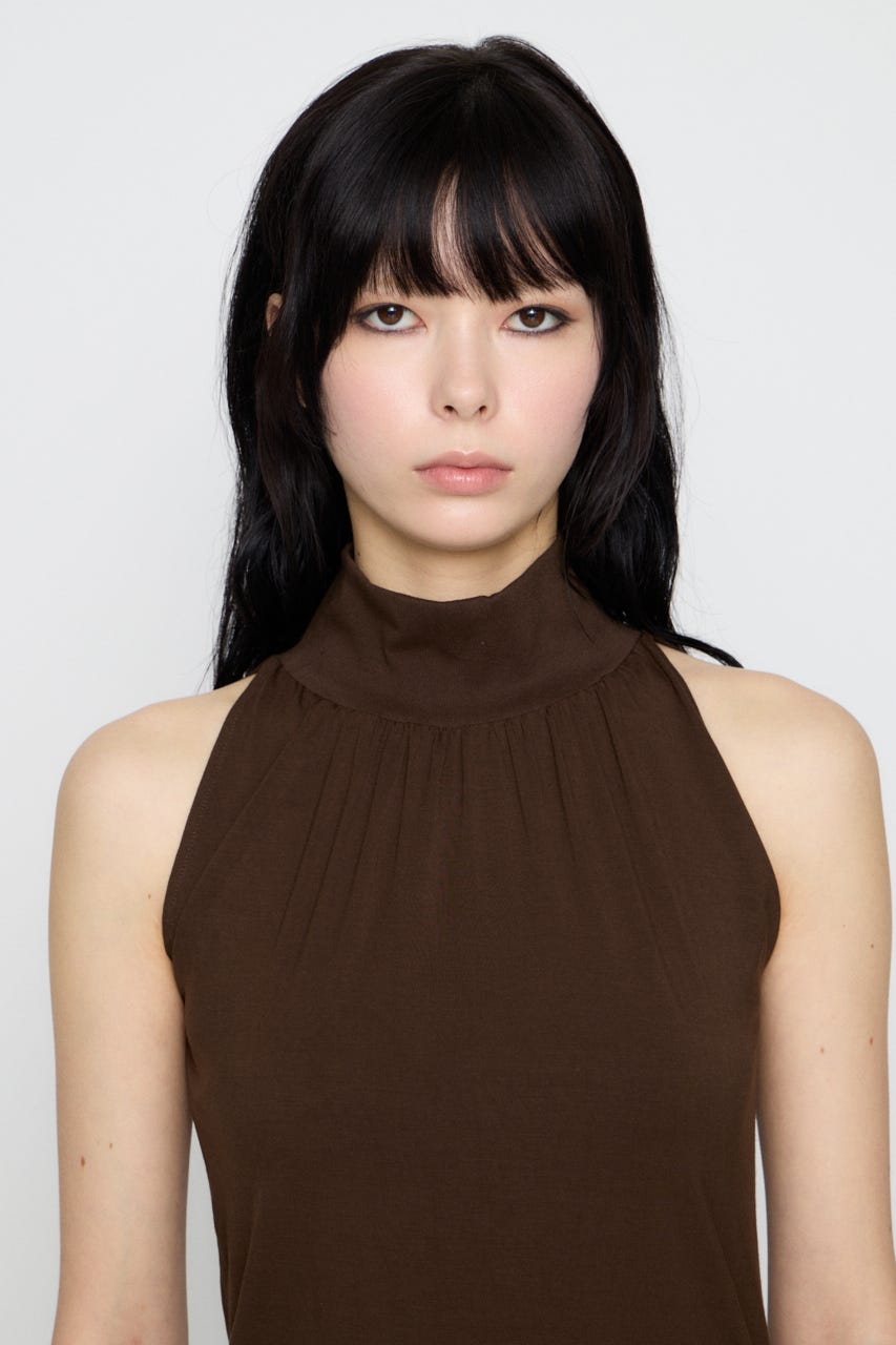 HEM BALLOON ミニワンピース BRN M