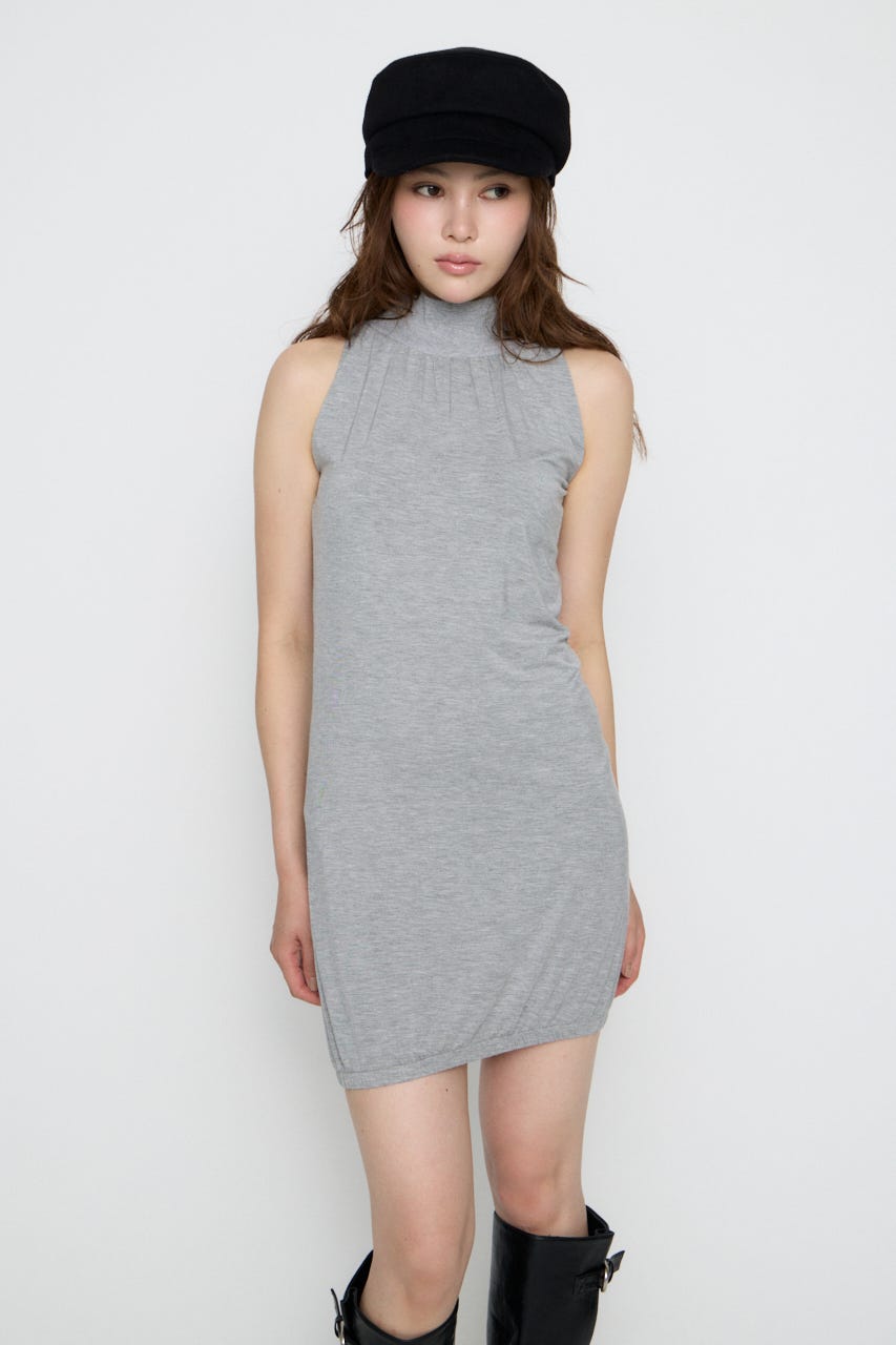 HEM BALLOON ミニワンピース T.GRY S