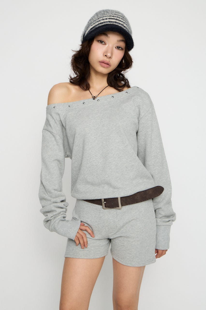SWEAT STUDS ロンパース T.GRY M