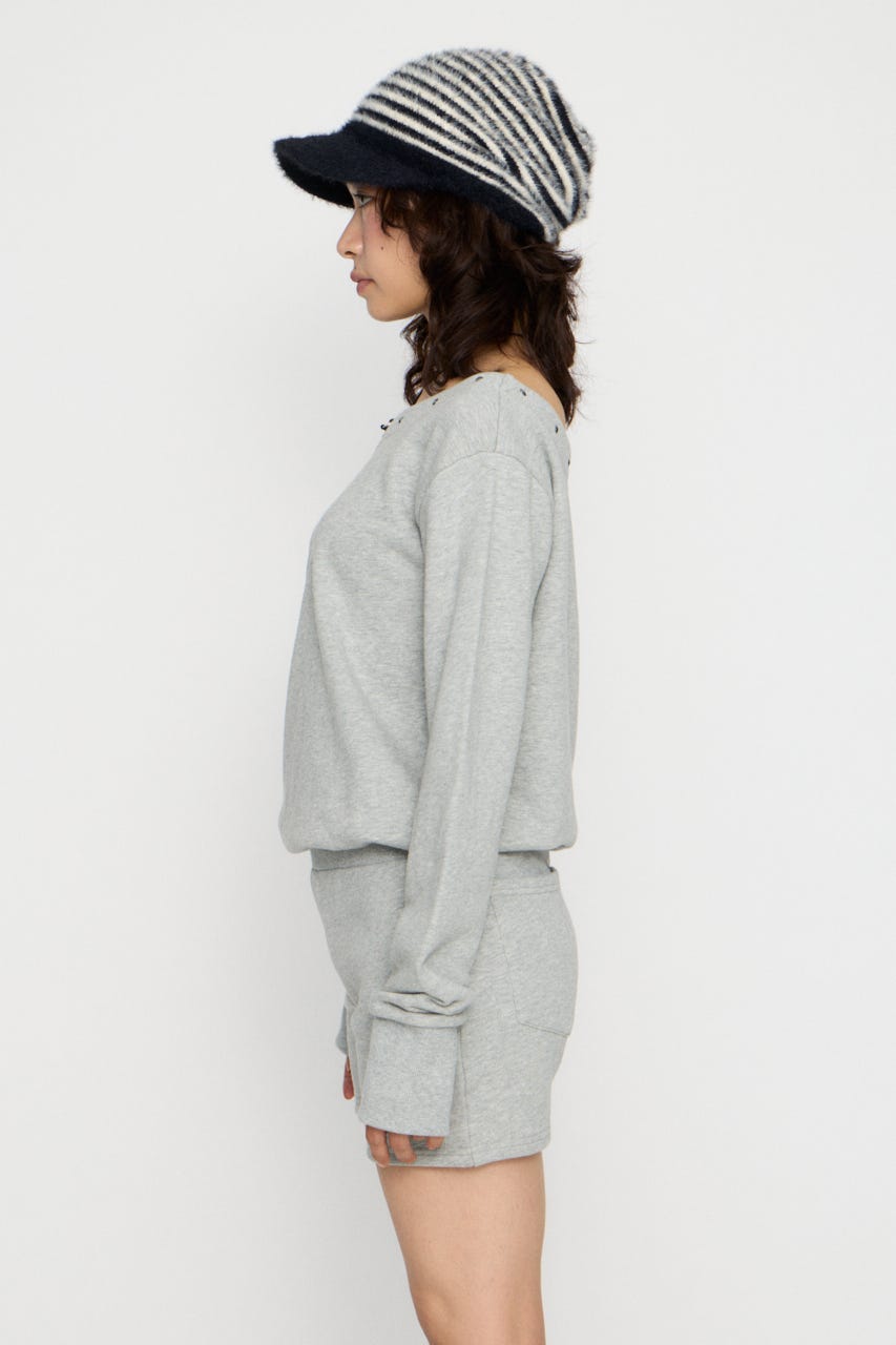 SWEAT STUDS ロンパース T.GRY M