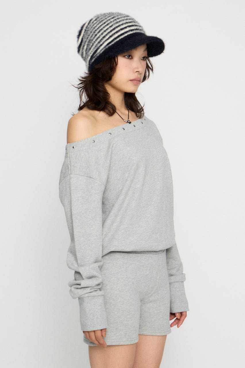 SWEAT STUDS ロンパース T.GRY M