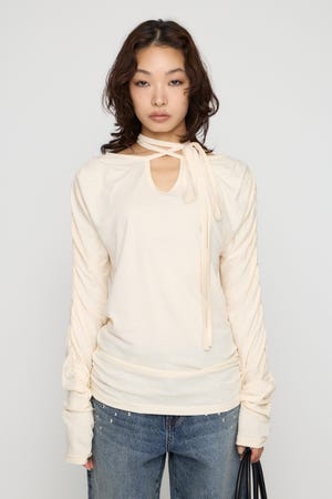 LAGUA GEM | GATHER DRAPE チュニック (チュニック・ロングトップス