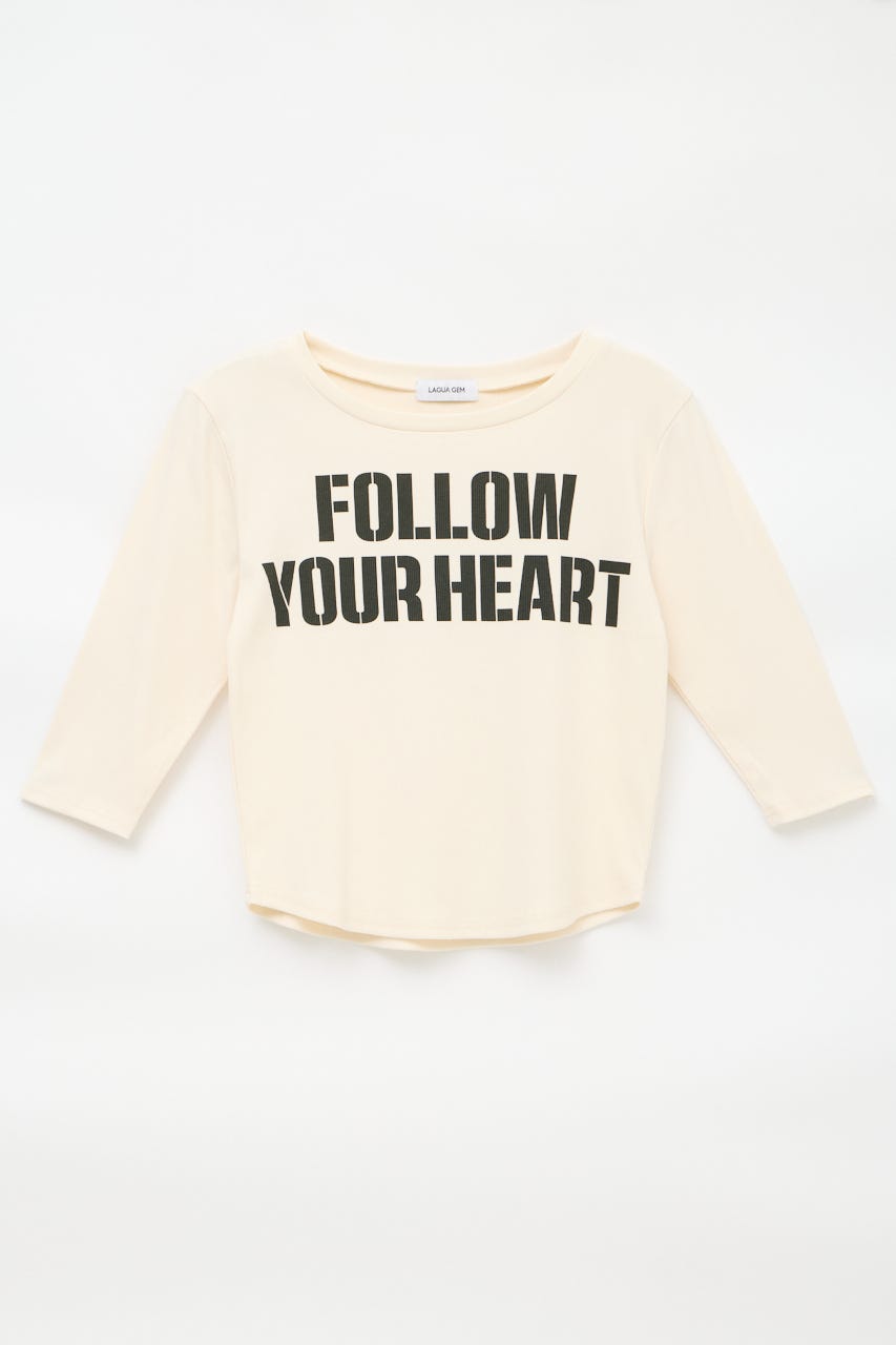 IMPACT LETTERING トップス O/WHT FREE