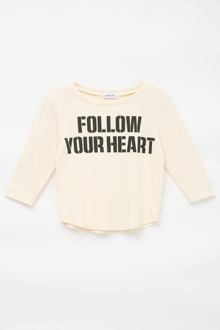 IMPACT LETTERING トップス O/WHT FREE