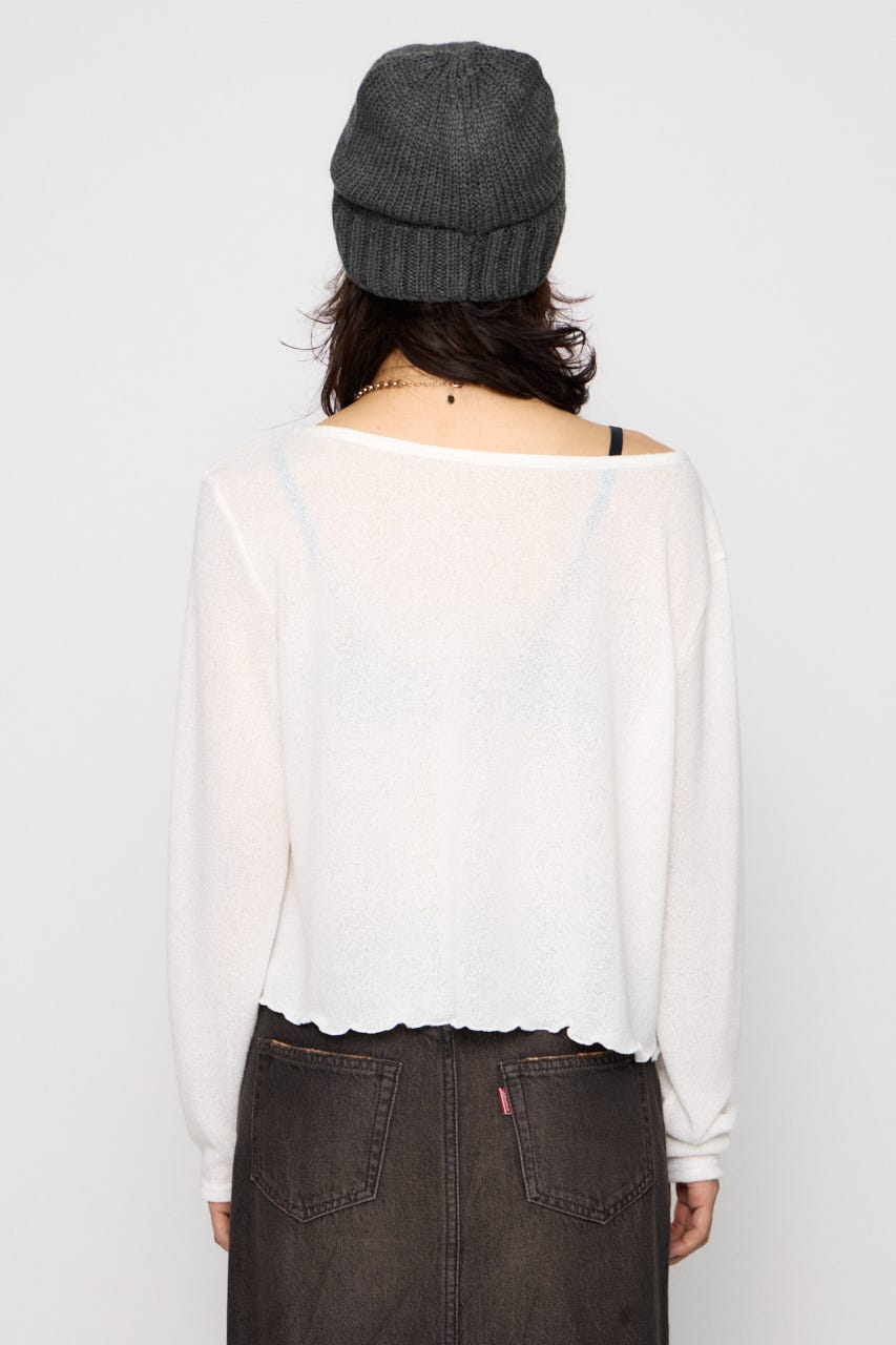 LOOSEY PRINT トップス WHT FREE