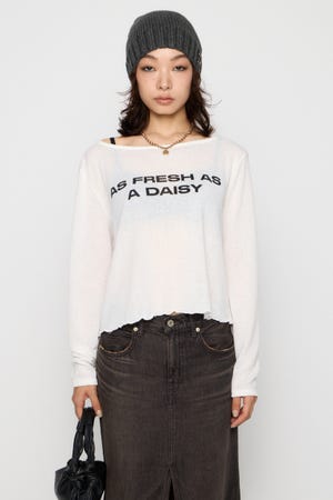 LOOSEY PRINT トップス