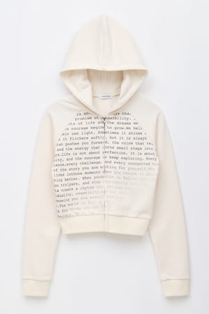TYPOGRAPHY ZIP フーディ